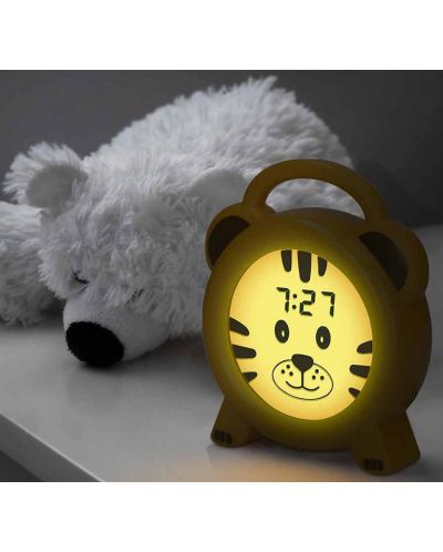 Ceas deșteptător cu lampă de noptieră Alecto - Tiger - 7