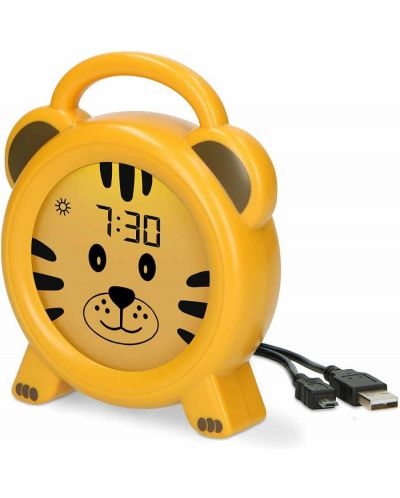 Ceas deșteptător cu lampă de noptieră Alecto - Tiger - 4