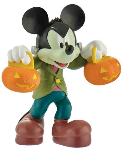 Figurina Bullyland Mickey Mouse & Friends - Minnie Mouse, cu costum de Halloween - 1