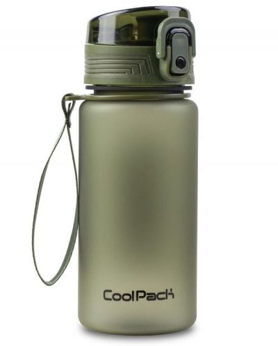 Sticlă de apă Cool Pack Brisk - Rpet Olive, 400 ml - 1