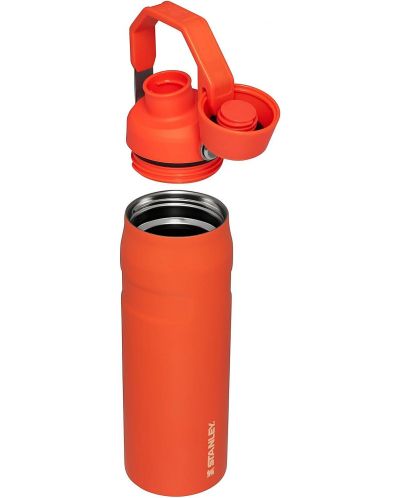 Stică de apă Stanley The Aerolight - IceFlow Fast Flow, 600 ml, portocalie - 3