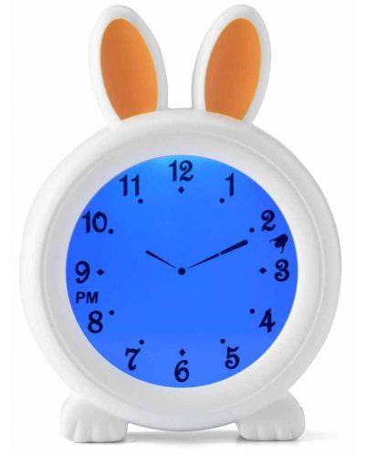 Ceas deșteptător cu lampă de noptieră Alecto - Bunny - 2