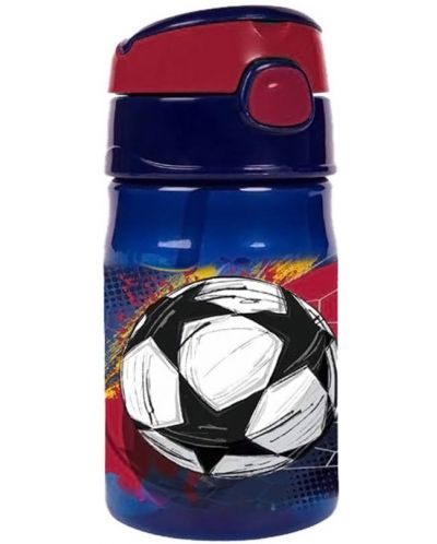 Sticlă de apă Colorino Handy - Fotbal, 300 ml - 1