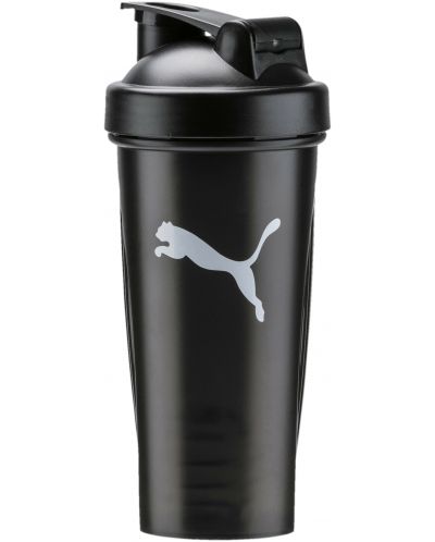 Sticlă de apă Puma - Shaker, 0.6 l, neagră - 1