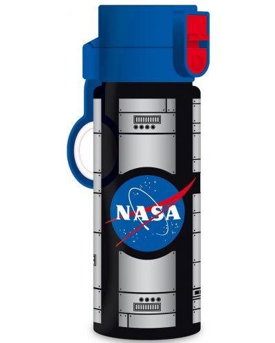Sticla cu apa Ars Una NASA - Albastra, 475 ml - 1