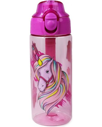 Sticlă ABC 123 - Unicorn roz, 500 ml - 1