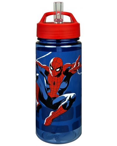 Sticlă de apă Undercover Scooli - Spider-Man, Aero, 500 ml - 1
