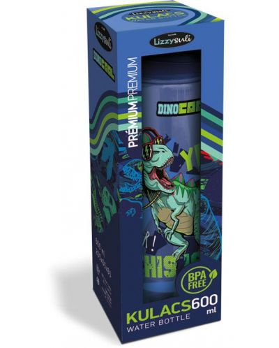 Sticlă Lizzy Card Dino Roar - Premium, 600 ml - 2