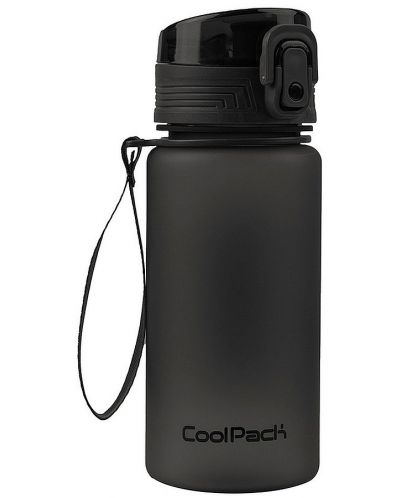 Sticlă de apă Cool Pack Brisk - Rpet Black, 400 ml - 1