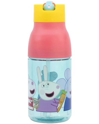 Sticlă din tritan Stor - Peppa Pig, 420 ml, deschidere dubla - 3