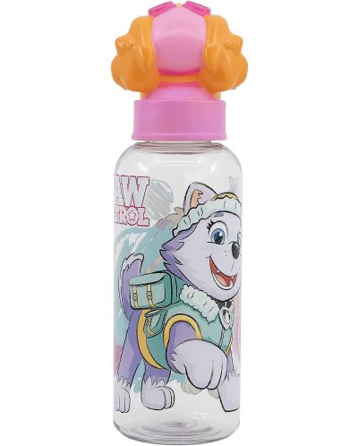 Sticlă cu figurină 3D Stor Paw Patrol - Sketch Essence, 560 ml - 2