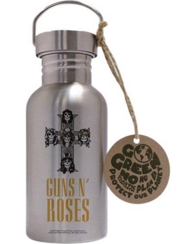 Sticla pentru apa GB eye Music: Guns N' Roses - Logo (Bravado) (Eco Bottle) - 1