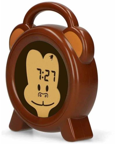 Ceas deșteptător cu lampă de noapte Alecto - Monkey - 2