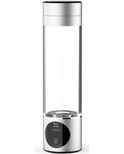 Sticla de apa cu hidrogen Elixir - 0.26 ml, argintiu - 1