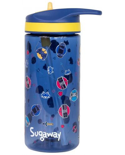 Sticlă de apă Sugaway - Game On, 420 ml	 - 1