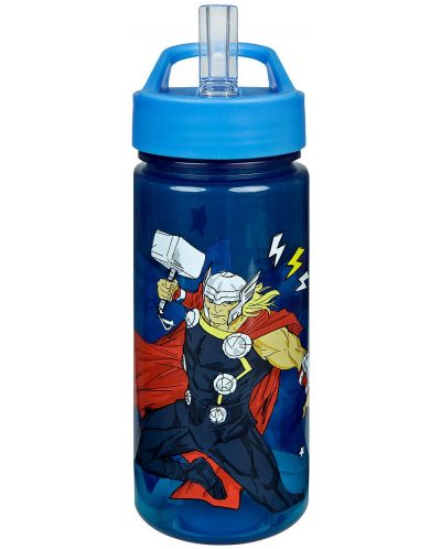 Sticlă de apă Undercover Scooli - Aero, Avengers, 400 ml - 1