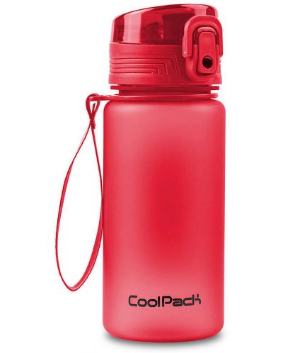 Sticlă de apă Cool Pack Brisk - Rpet Red, 400 ml  - 1