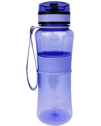 Sticlă numai rucsac - albastru, 600 ml - 2