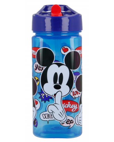 Sticlă cu pai Stor - Mickey, 530 ml - 3