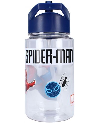 Sticlă de apă Vadobag Let's Eat - Spider-Man, 450 ml - 2