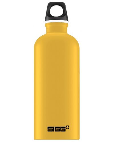 Sticla de apa Sigg Traveller – Mustard touch, galbena, 0.6 L - 1