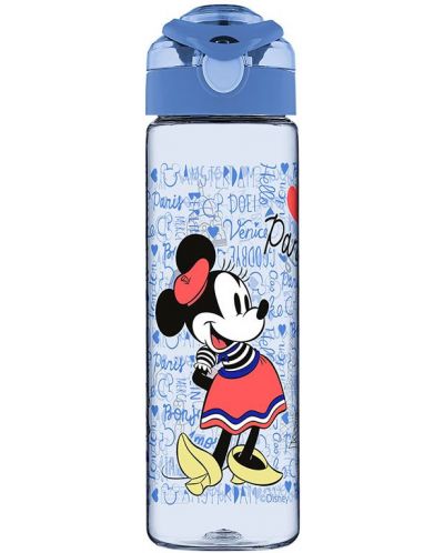 Sticla Disney - Paris, 630 ml, albastra - 1