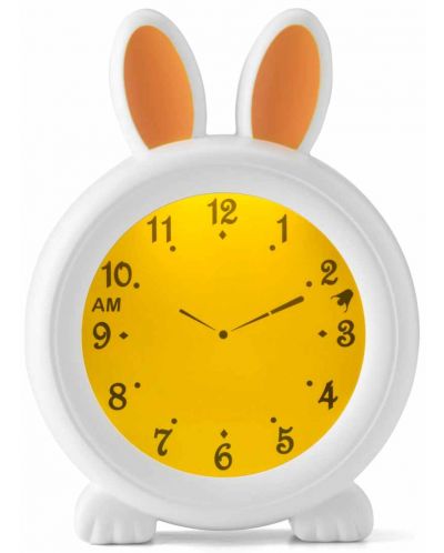 Ceas deșteptător cu lampă de noptieră Alecto - Bunny - 1