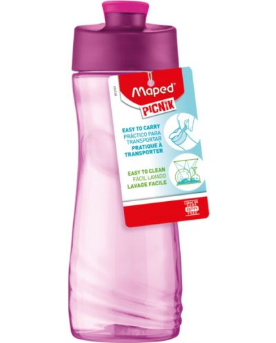 Sticlă de apă Maped Origin - Families, roz, 500 ml - 4