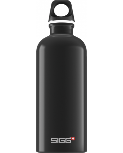 Sticla de apa Sigg Traveller – neagra, 0.6 L - 1