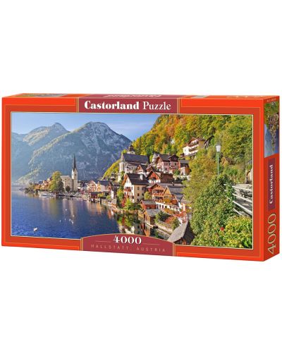 Puzzle panoramic Castorland de 4000 piese - Hallstatt, Austria - 1