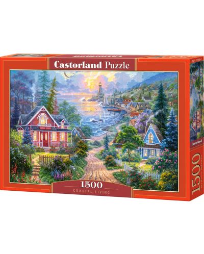 Puzzle  Castorland de 1500 piese - Coastal Living - 1