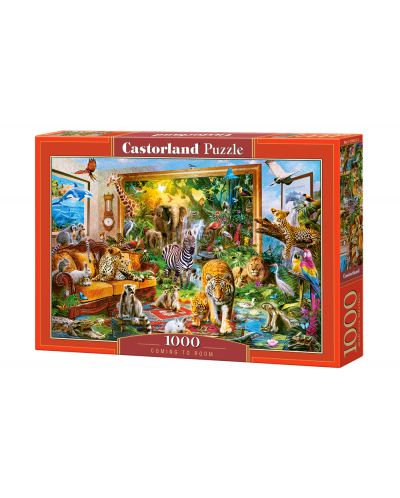 Puzzle Castorland de 1000 piese - Vizita in camera - 1