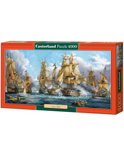 Puzzle panoramic Castorland de 4000 piese - Batalia navala - 1