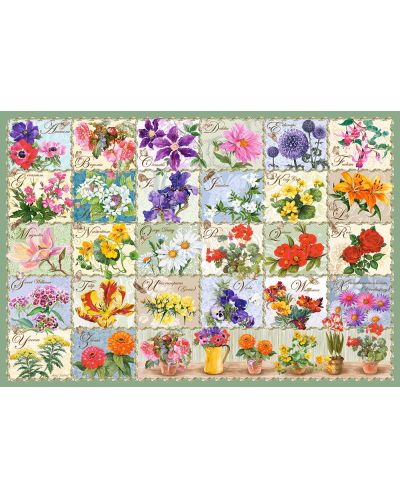 Puzzle Castorland de 1000 piese - Vintage Flora - 2