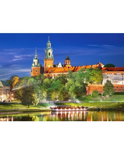 Puzzle Castorland de 1000 piese - Castelul Wawel in Polonia - 2