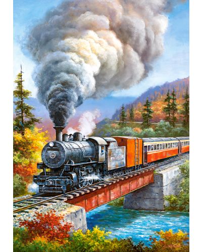 Puzzle Castorland de 500 piese - Trecerea trenului - 2