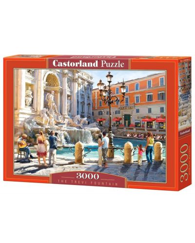 Puzzle Castorland de 3000 piese - Fontan di Trevi - 1