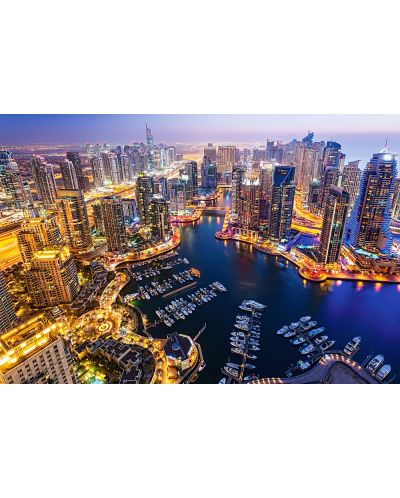 Puzzle Castorland de 1000 piese - Dubai noaptea - 2