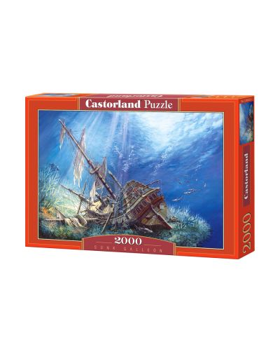 Puzzle Castorland de 2000 piese - Nava scufundata - 1