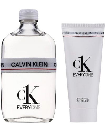 Calvin Klein Set Everyone Zero - Apă de toaletă, 200 și 10 ml + Gel de duș, 100 ml - 2