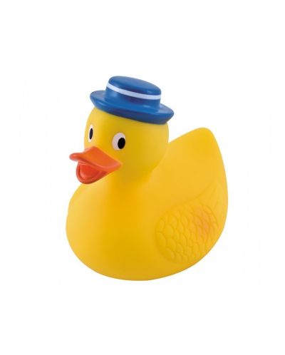Jucărie de baie Canpol - Rață cu pălărie albastră - 1