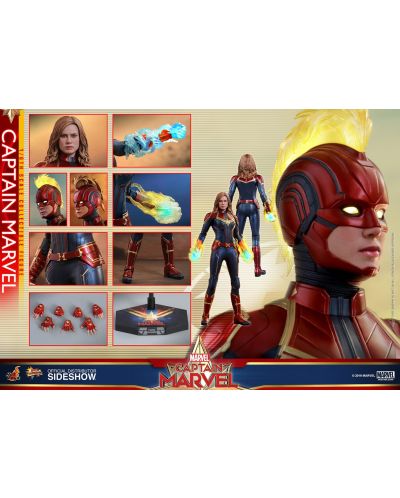 Figurina de actiune Hot Toys - Captain Marvel, 29 cm - 2