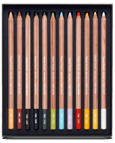 Creioane pastel colorate Caran d'Ache – 12 culori - 2