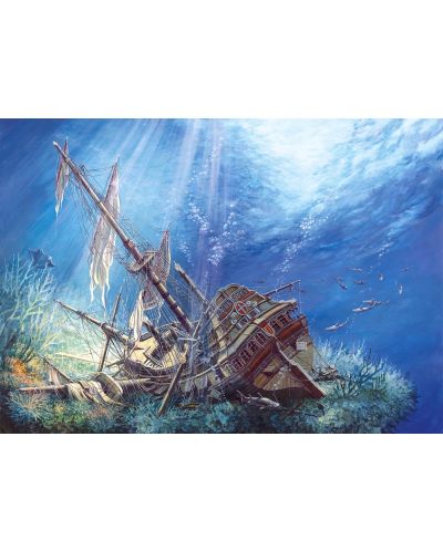 Puzzle Castorland de 2000 piese - Nava scufundata - 2