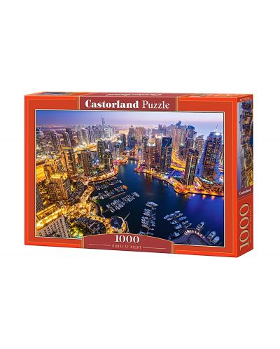 Puzzle Castorland de 1000 piese - Dubai noaptea - 1