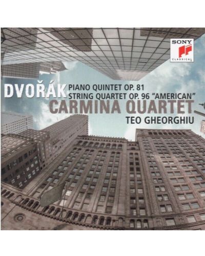 Carmina Quartet & Teo Gheorghiu - Dvorak: Piano Quintet Op. 81 / String Qu (CD) - 1