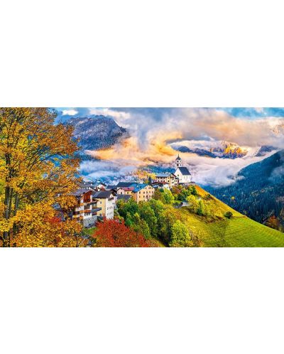 Puzzle panoramic Castorland de 4000 piese - Colle Santa Lucia in Italia - 2