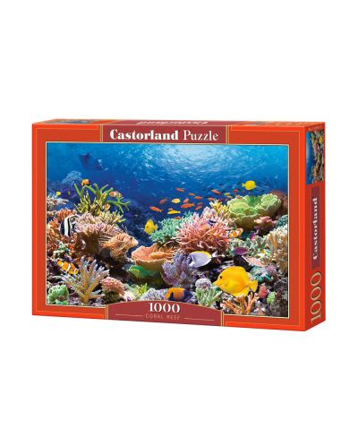 Puzzle Castorland de 1000 piese - Coral si pesti - 1