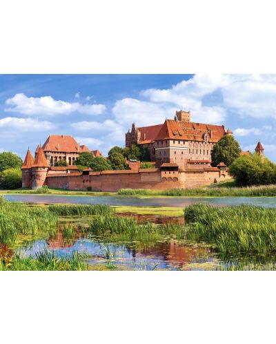 Puzzle Castorland de 3000 piese - Castelul Malbork in Polonia - 2