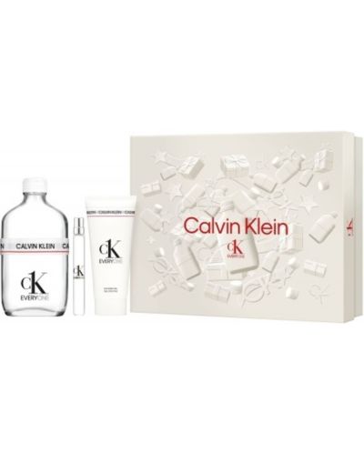 Calvin Klein Set Everyone Zero - Apă de toaletă, 200 și 10 ml + Gel de duș, 100 ml - 1